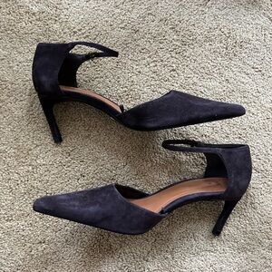 Zara suede heel